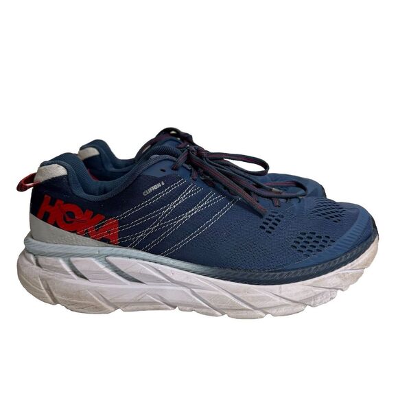 Hoka One One Clifton 6 Men's Size 9‎ US 1102872 EBPA Blue Athletic Shoes - Picture 1 of 10